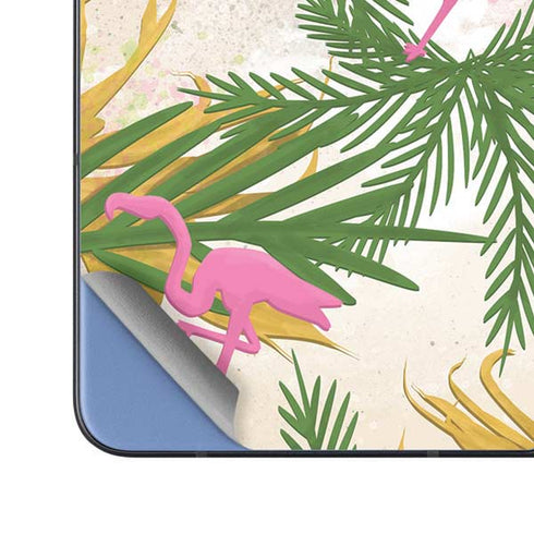 Flamingo Pattern Galaxy Z Fold5 5G Skin